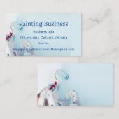 Peintre de maison Peinture Carte de visite personn (Devant / Derrière)