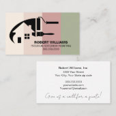 Peintre de maison professionnelle Carte de visite (Devant / Derrière)