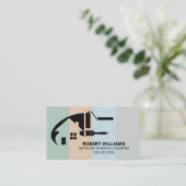 Peintre de maison professionnelle Carte de visite  (Debout devant)