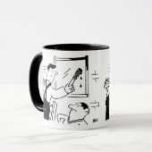 Peintre et décorateur Dessin de la Mug (Devant gauche)