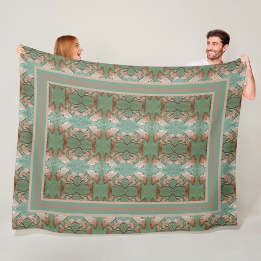 Peintre Gingko couverture avec frontière (En situation)