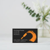 Peintre Maison Carte de visite moderne unique (Debout devant)