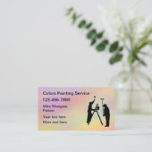 Peintre Maison Professionnel Nouveau Carte de visi (Debout devant)