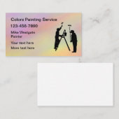 Peintre Maison Professionnel Nouveau Carte de visi (Devant / Derrière)