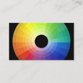 Peintre moderne coloré Carte de visite (Dos)