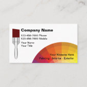 Peintre moderne coloré Carte de visite (Devant)