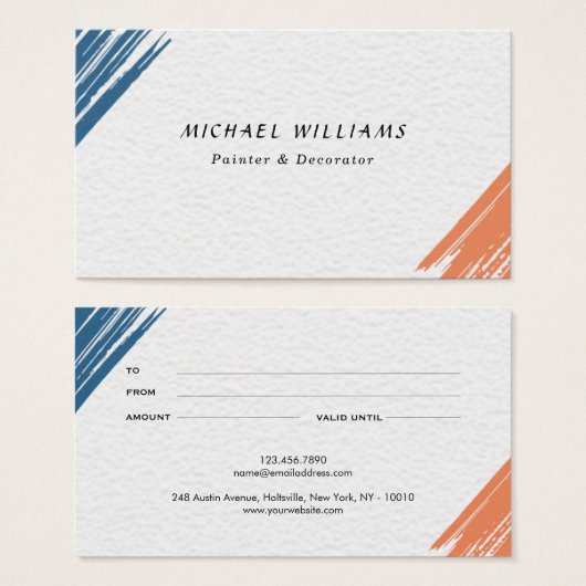 Peintre moderne cool Bruxelles (Devant & derrière)