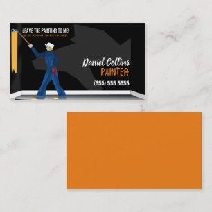 Peintre Peintre Peintre Carte de visite de rouleau
