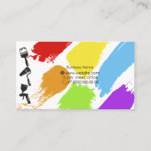 Peintre peinture carte de visite (Devant)