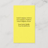 Peintre Peinture Carte de visite de travail (Dos)