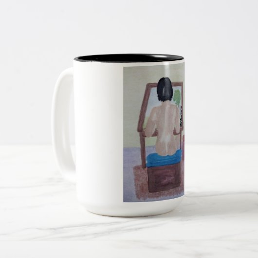 Peintre Peinture Mug (Devant gauche)