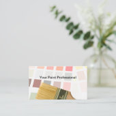 Peintre professionnel Carte de visite Design (Debout devant)