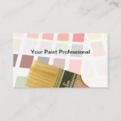 Peintre professionnel Carte de visite Design (Devant)