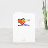 Peintres avec carte d'anniversaire de peinture rou (Dos)