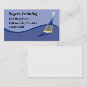 Peintres Carte de visite (Devant / Derrière)