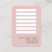 Peintres peints - Carte de visite (Dos)