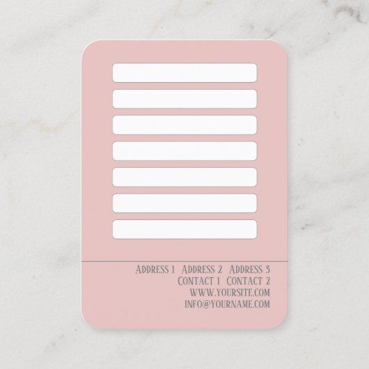 Peintres peints - Carte de visite (Dos)