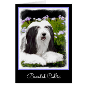 Peinture à collie à poils - Joli art original de c