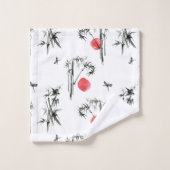 Peinture à encre japonaise Sumi-e (Gant de toilette)