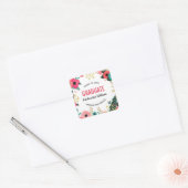 Peinture à fleurs Stickers personnalisés (Enveloppe)