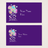 Peinture à la main - Abstrait Tree Group 4 (Devant & derrière)