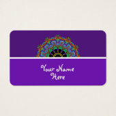 Peinture à la main Mandala Horloge Face 24 (Devant)