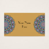 Peinture à la main Mandala Horloge Face 3 (Devant)