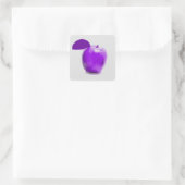 Peinture à la pomme violette - Stickers (Sac)