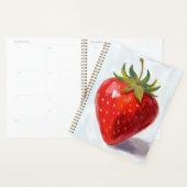 Peinture à l'aquarelle de fraise rouge (Devant avec enveloppe)