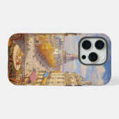 Peinture à l'huile avec vue sur balcon romantique  (Verso Horizontal)