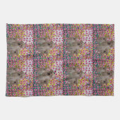 Peinture à l'huile de chiot Labrador, serviette de (Horizontal)