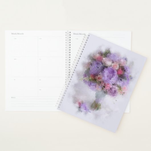 Peinture à l'huile de fleurs Élégant Modèle modern (Devant avec enveloppe)