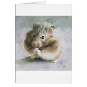 Peinture à l'huile de hamster
