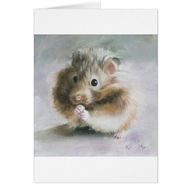 Peinture à l'huile de hamster (Devant)