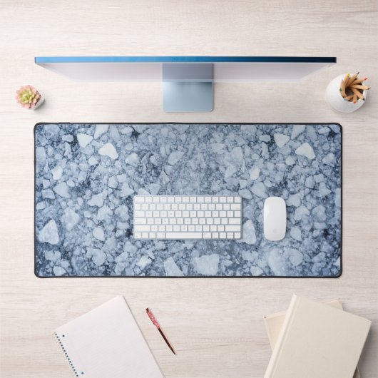Peinture à l'huile de surface de glace fissurée (s (Bureau 1)