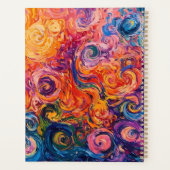 Peinture à l'huile de tourbillons psychédélique (Dos)