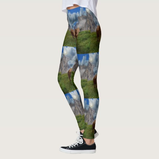 Peinture à l'huile d'éléphant, Leggings (Gauche)