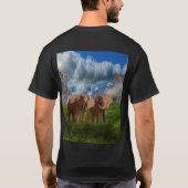 Peinture à l'huile d'éléphant, T-shirt (Dos)
