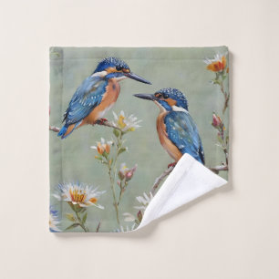 Peinture À L'Huile D'Oiseaux Et De Fleurs De Pêche