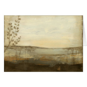 Peinture à l'huile moderne de paysage de coucher