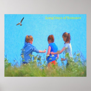 Peinture à l'huile pour affiche