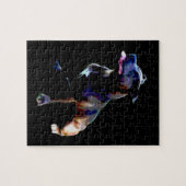 Peinture à l'huile Staffy Bull Terrier, Puzzle Jig (Horizontal)