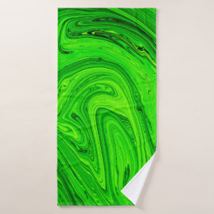 Peinture à l'huile verte abstrait arrière - plan.