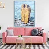 Peinture à l'ours polaire toile canadienne de la f (Insitu(Salon))