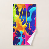 Peinture à séchage colorée (Serviette à main)