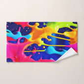 Peinture à séchage colorée (Serviette à main)