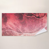 Peinture Abstraite à l'encre d'alcool Art moderne (Serviette de bain)