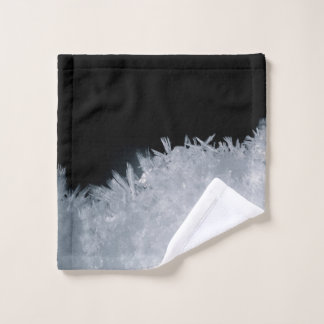 Peinture abstraite blanche et bleue