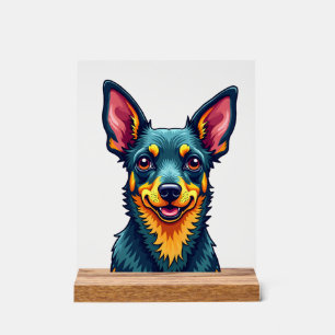 Peinture Abstraite Chihuahua Couleur Chien Mignon