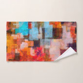 Peinture abstraite colorée (Serviette à main)